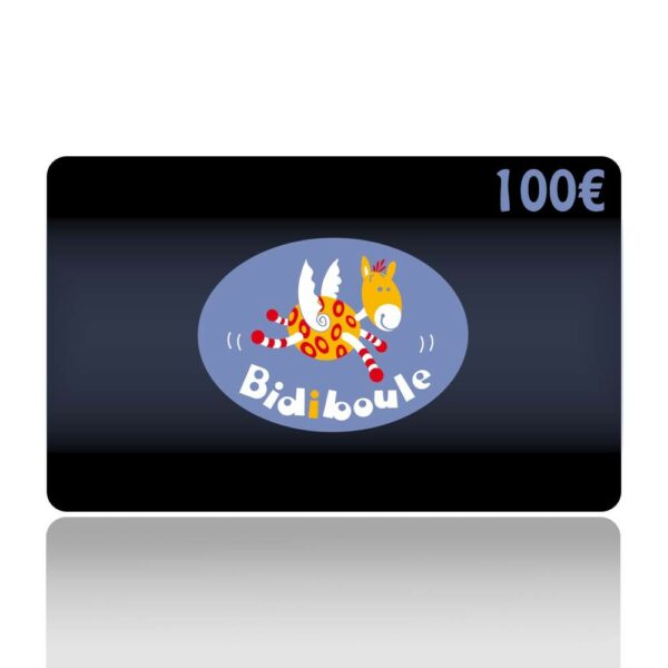 Carte cadeau Bidiboule 100 euros