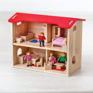 Grande maison de poupées bois équipée