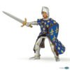 La figurine Prince Philippe bleu vous entraîne au temps des châteaux forts et des chevaliers.