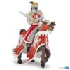 Les figurines Roi au au dragon rouge et son cheval vous entraînent au temps des châteaux forts et des chevaliers.