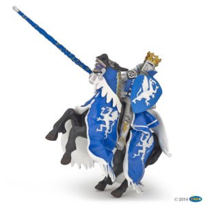 Figurine Roi au dragon bleu
