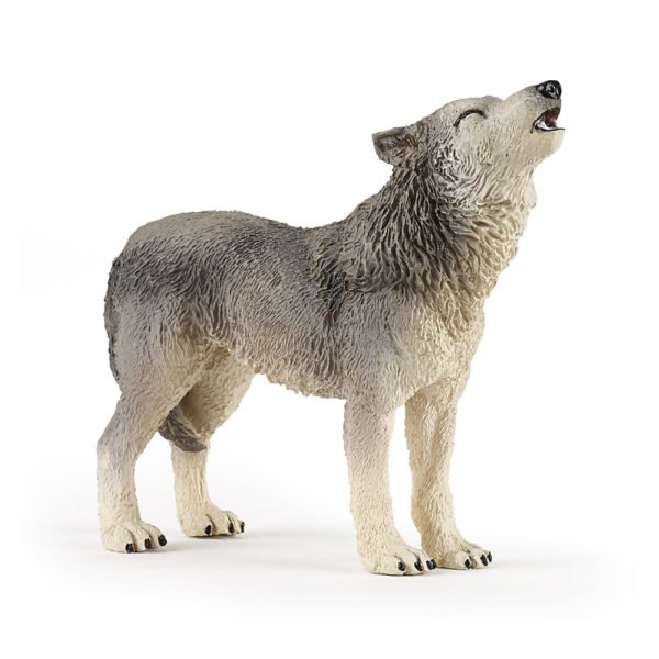 La figurine Loup hurlant fait partie des animaux de la forêt que que les petits et les grands auront plaisir à animer.
