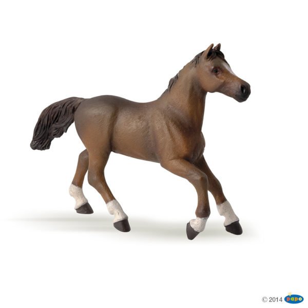 La figurine Jument Anglo-arabe vous fait découvrir le monde de l'équitation. Cette reproduction fidèle de l'animal est parfaite pour jouer et s'inventer de belles aventures équestres.