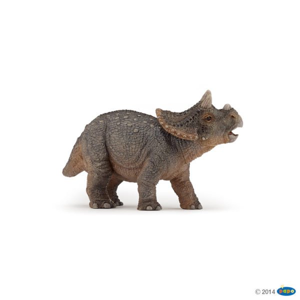 La figurine Dinosaure Jeune Tricératops vous permet d'aller à la rencontre du monde fascinant des dinosaures.