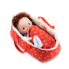 Ce couffin en tissu pour poupon ou poupée est l'accessoire de poupée indispensable pour emmener partout son poupon ou sa poupée.