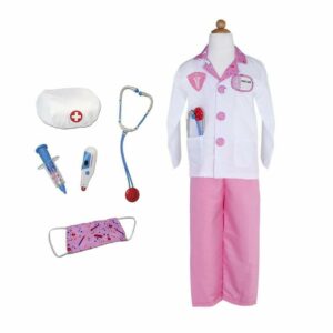 Tenue rose Docteur et accessoires