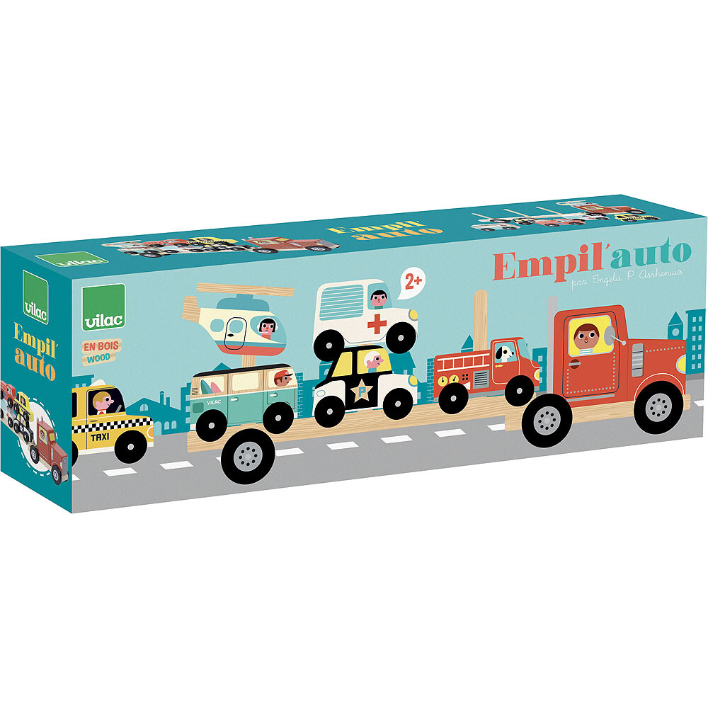 Empil'auto boite Empil'Auto jouet en bois