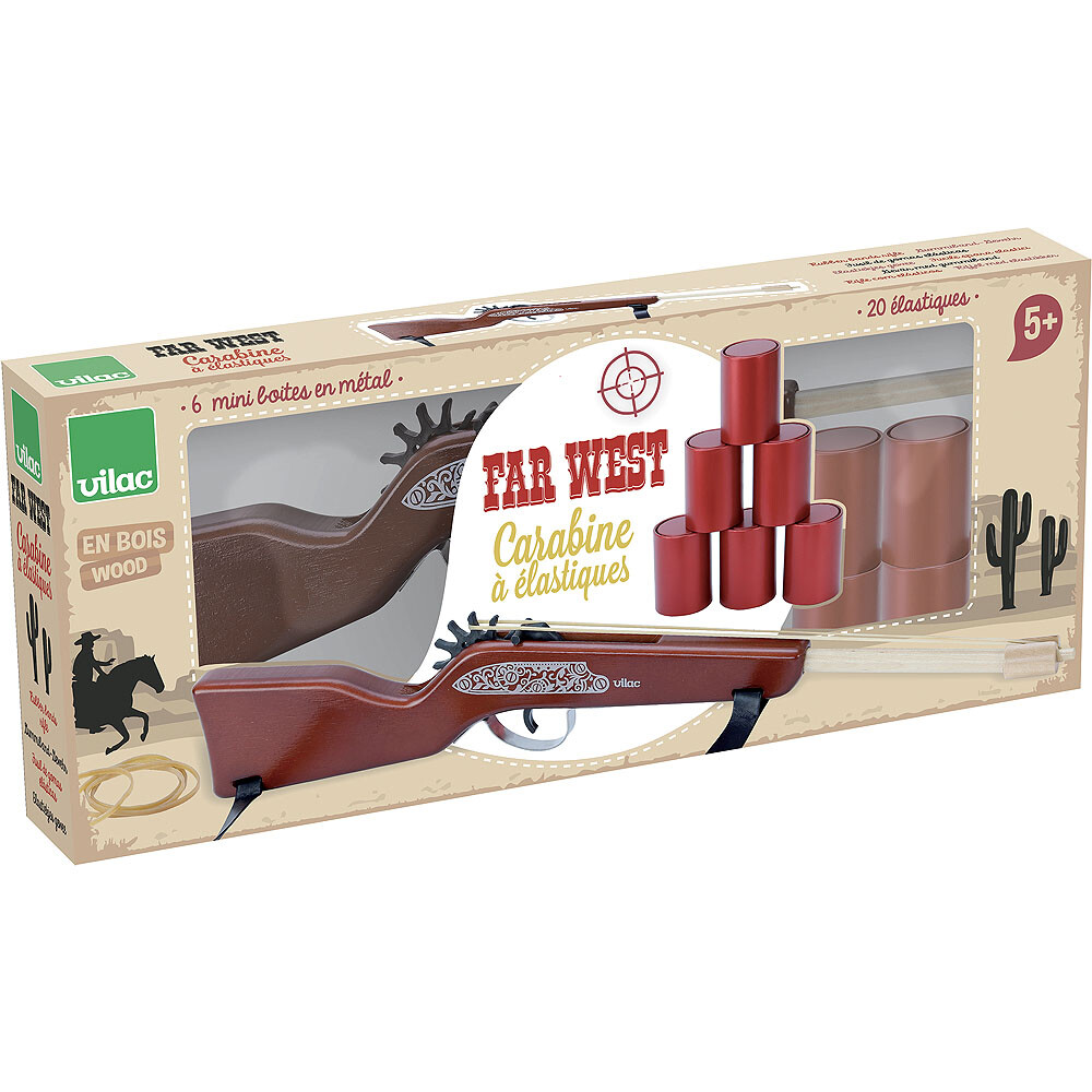 Boite de la carabine à élastiques Farwest