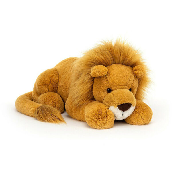 La peluche lion Louie est une magnifique peluche en forme de lion. Toute douce et moelleuse, le roi de la jungle est parfait pour les enfants dès l'âge de 1 an.