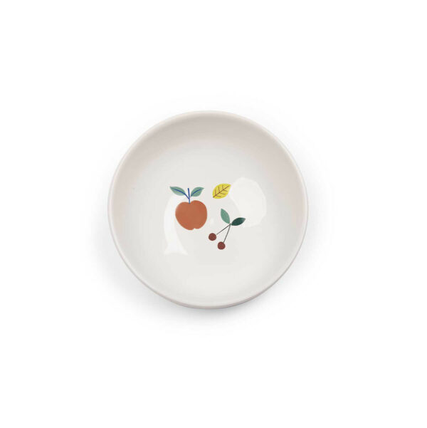 Set vaisselle Pomme des bois. Le set vaisselle porcelaine Pomme des Bois est un ensemble de vaisselle en porcelaine spécialement conçu pour les bébés et les jeunes enfants.