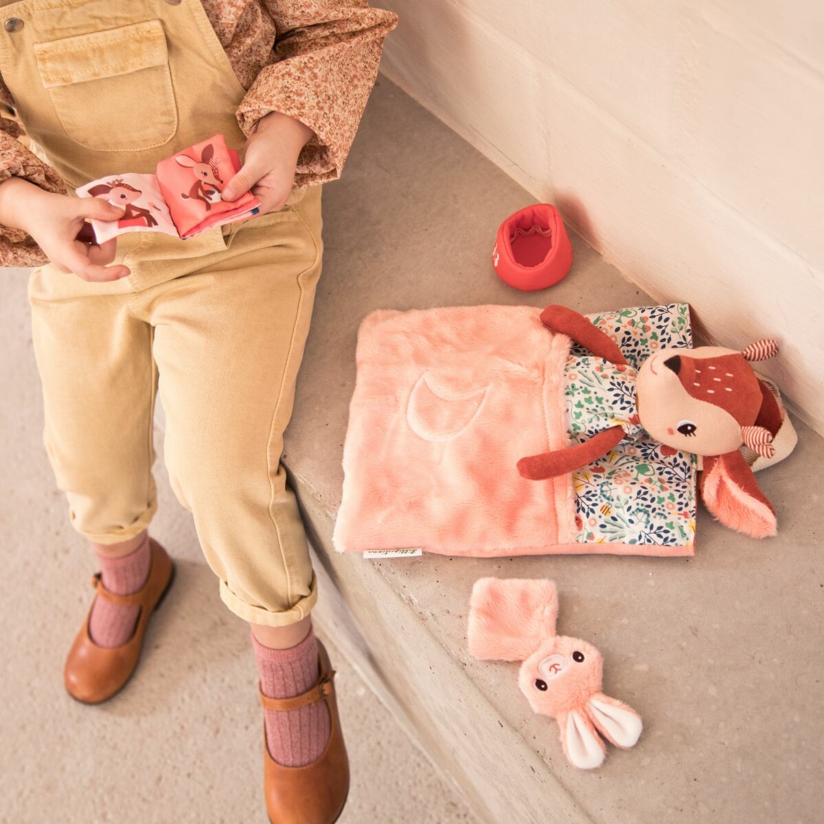 Peluche-rituel-coucher-Stella Le set peluche rituel du coucher Stella.