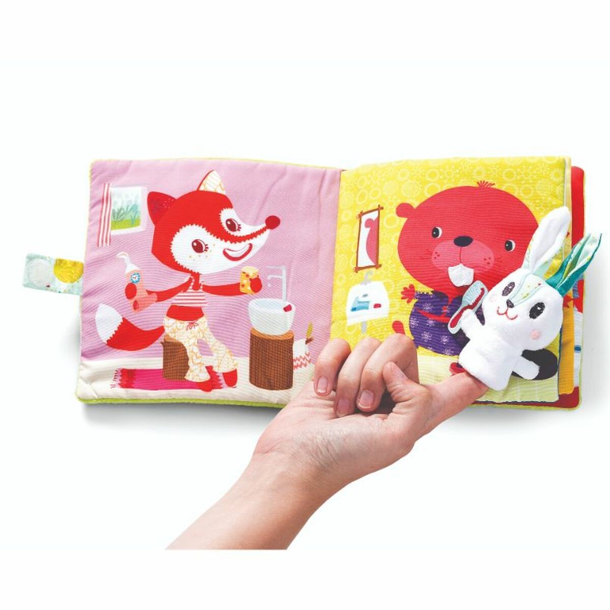 Livre-Célestin-le-lapin-dentiste- marionette Il aidera votre enfant à prendre soin de ses dents.