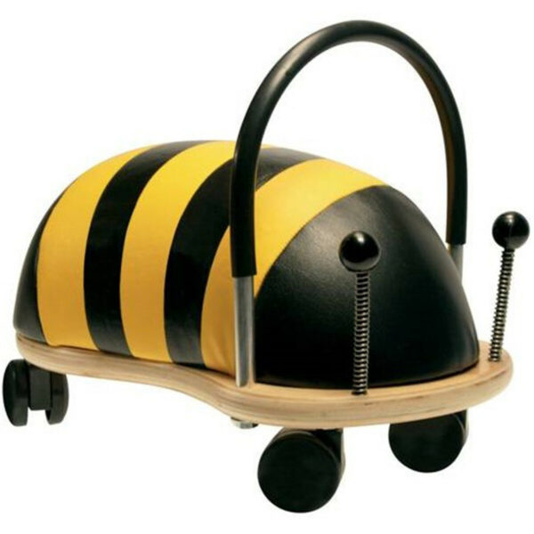 Ce porteur trotteur Wheelybug abeille grand modèle est un porteur spécialement conçu pour les enfants de 2,5 à 5 ans. Avec 4 roues complètement folles qui tournent dans tous les sens pour se diriger !