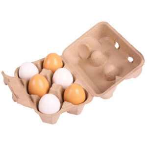 Boîte de 6 œufs en bois