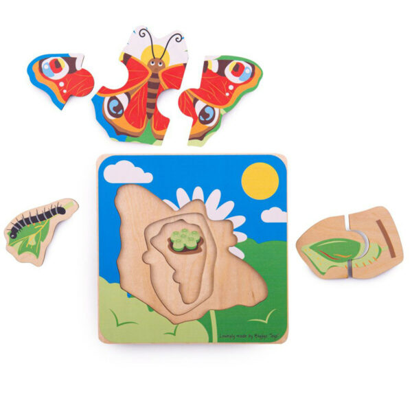 Il permet d'expliquer aux enfants comment fonctionne la nature et les différents stades de développement du papillon.