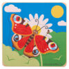 Ce puzzle cycle de vie papillon est un superbe puzzle éducatif en bois coloré qui décrit le cycle de vie du papillon avec plusieurs couches de bois superposées.