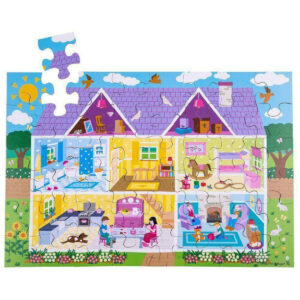 Puzzle géant maison de poupée 48 pièces