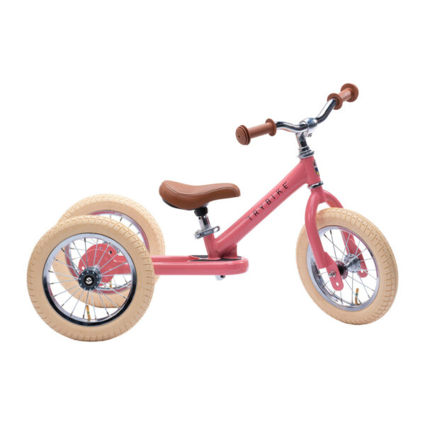 Facile à manier pour les enfants. Il est (très) évolutif, solide, très beau... ce tricycle transformable rose est idéal pour apprendre l'équilibre et passer directement au vélo ! Des années de fun et d'apprentissage en vue !