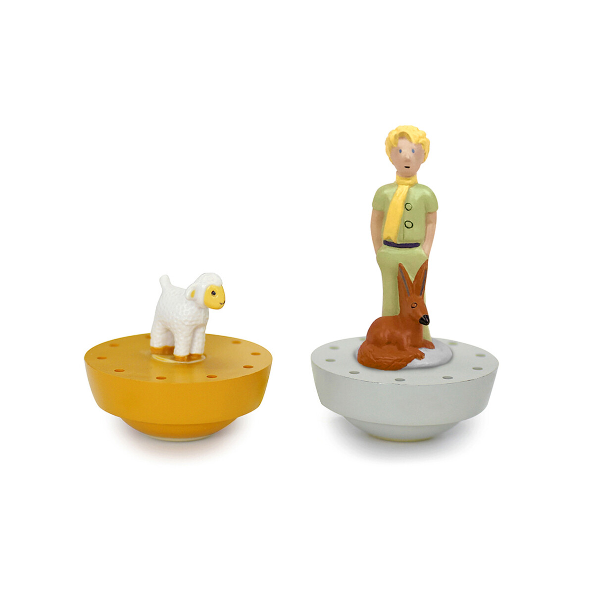 Boîte-à-musique-Dancing-Petit-Prince Ce manège musical est un très bel objet de décoration pour la chambre de bébé qui participe à l'éveil musical et visuel de votre bébé.