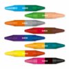 8 Crayons en cire double côté pour 16 couleurs