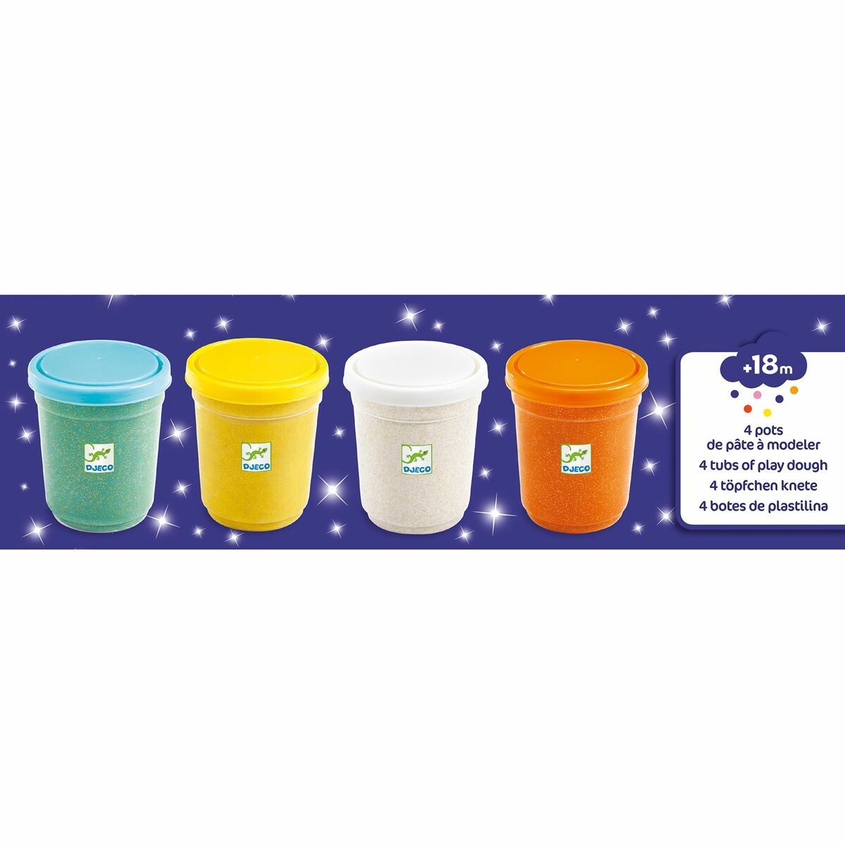 4-pots-pate- à-modeler-pailletée 4 pots pâte à modeler pailletée