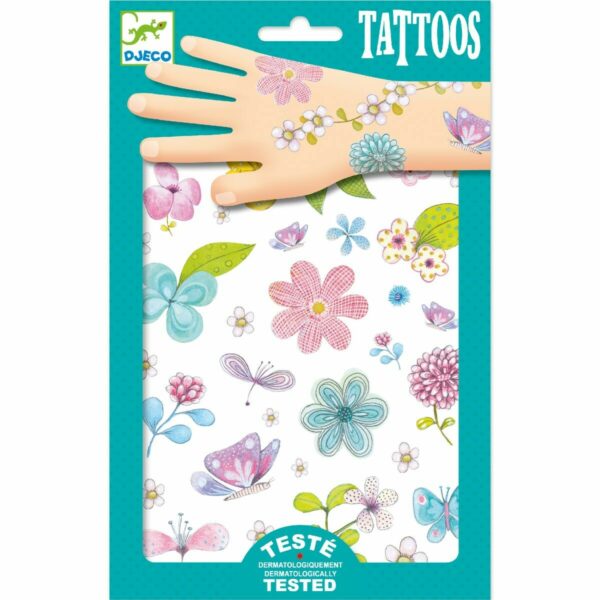 Tatouages éphémères thème florale Dès 3 ans