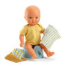 Ce pot et lingettes sont les accessoires de poupée indispensables pour l'apprentissage de la propreté de son poupon ou sa poupée.