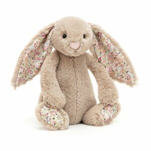 Peluche Blossom Bunny 18cm Béa Beige