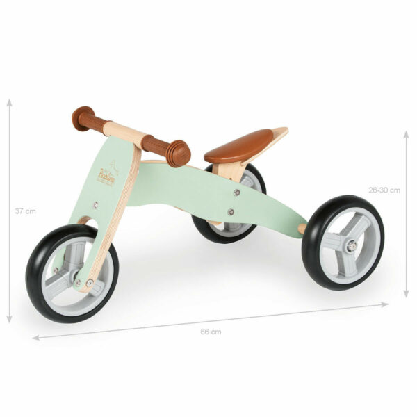 Ce tricycle / vélo sans pédale grandit avec votre enfant et se convertit simplement en trike, chopper ou draisienne !