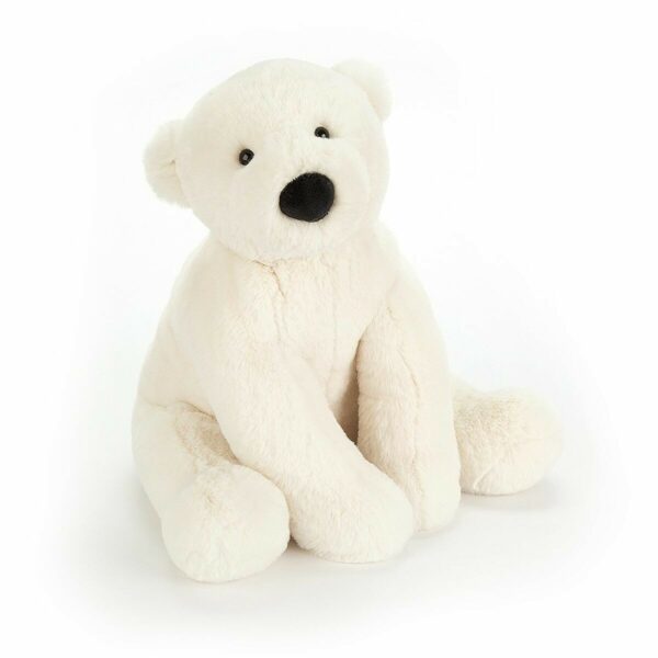 Peluche Perry l'ours polaire taille moyenne