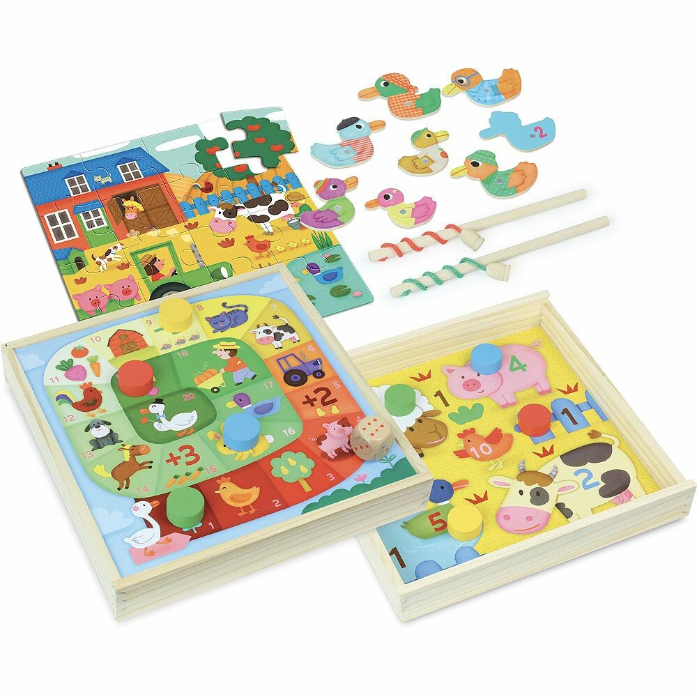 Coffret-jeux-pour-les-tous-petits-thème-ferme Coffret de jeux des tout-petits