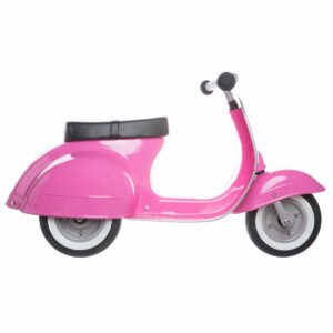 Scooter vélo vespa métal rose