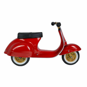 Scooter vélo vespa métal rouge