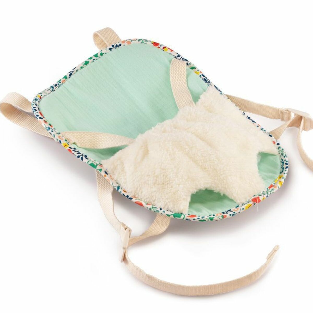 Porte-bébé Poupée Réglable Pour Poupées 14-18 Pouces - Sac à Dos Ou Portage Ventral | En Polyester, Couleur Rose
