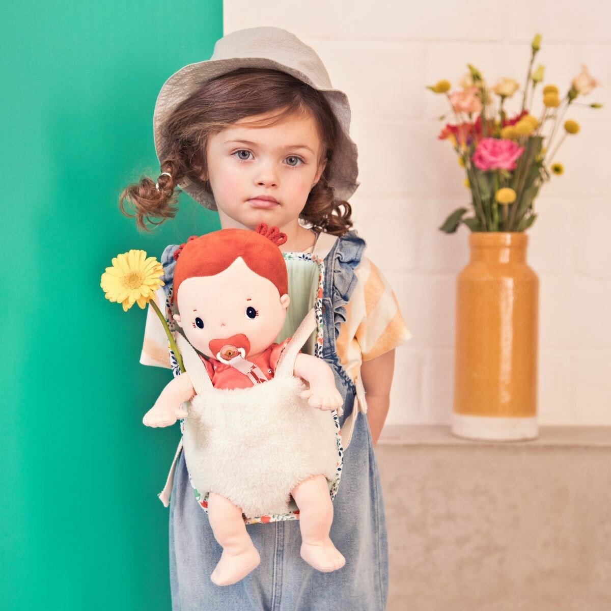 Porte-bébé Liberty pour poupée de 36 cm