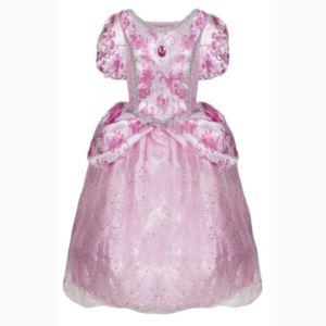 Robe de Princesse Royale Rose 2/3 ans