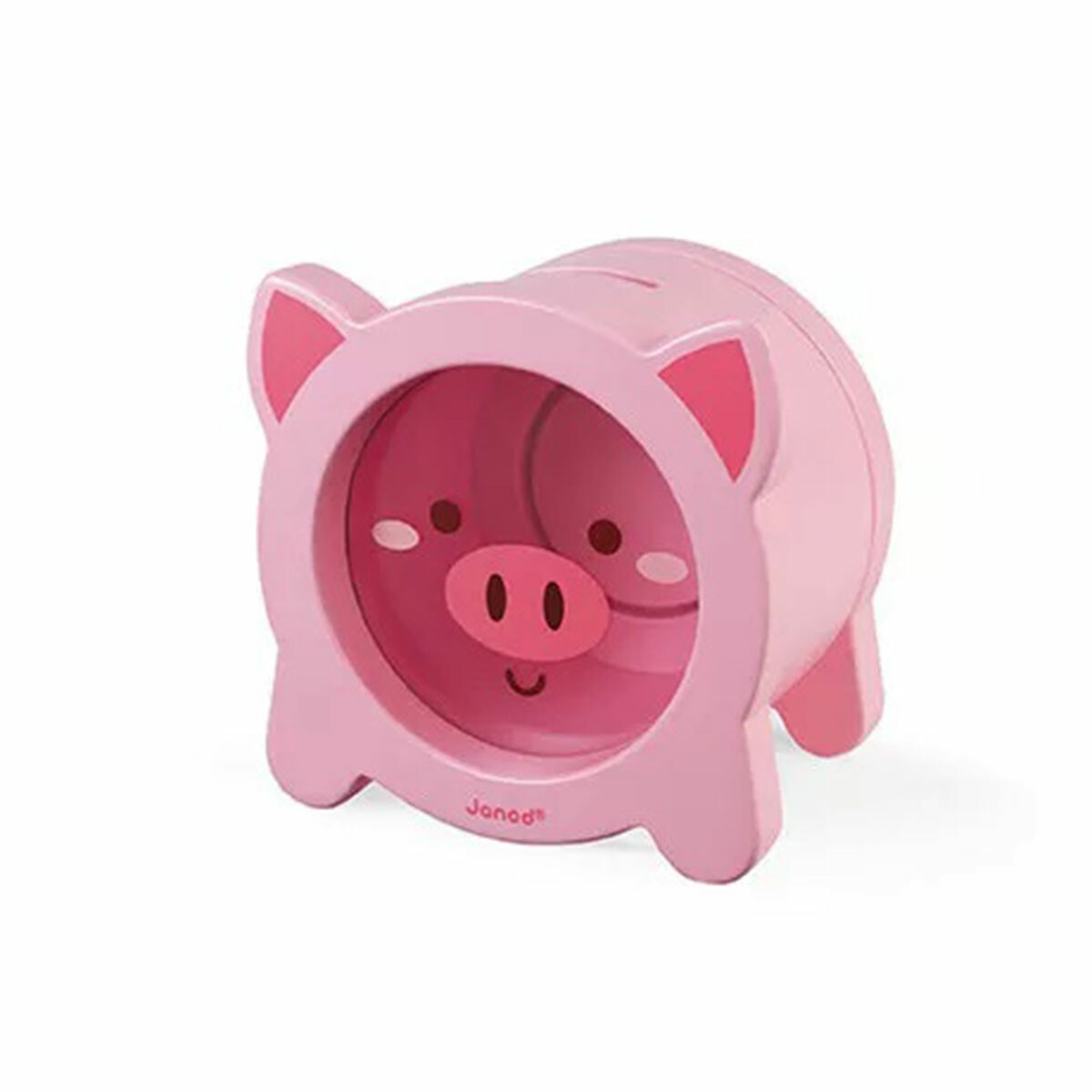 Grâce à sa face transparente votre enfant pourra y surveiller ses petits billets et pièces.