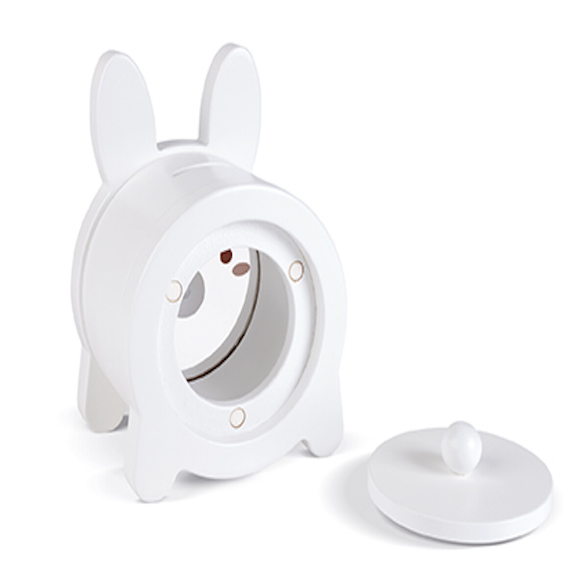 tirelire lapin en bois magnétique En voilà une belle tirelire en bois et magnétique pour mettre ses petites économies de côté et dans un lieu sûr tout au long de l'année.