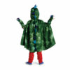 déguisement pour enfant de 5 à 6 ans en velours texturé, dans différentes tonalités de vert et de bleu