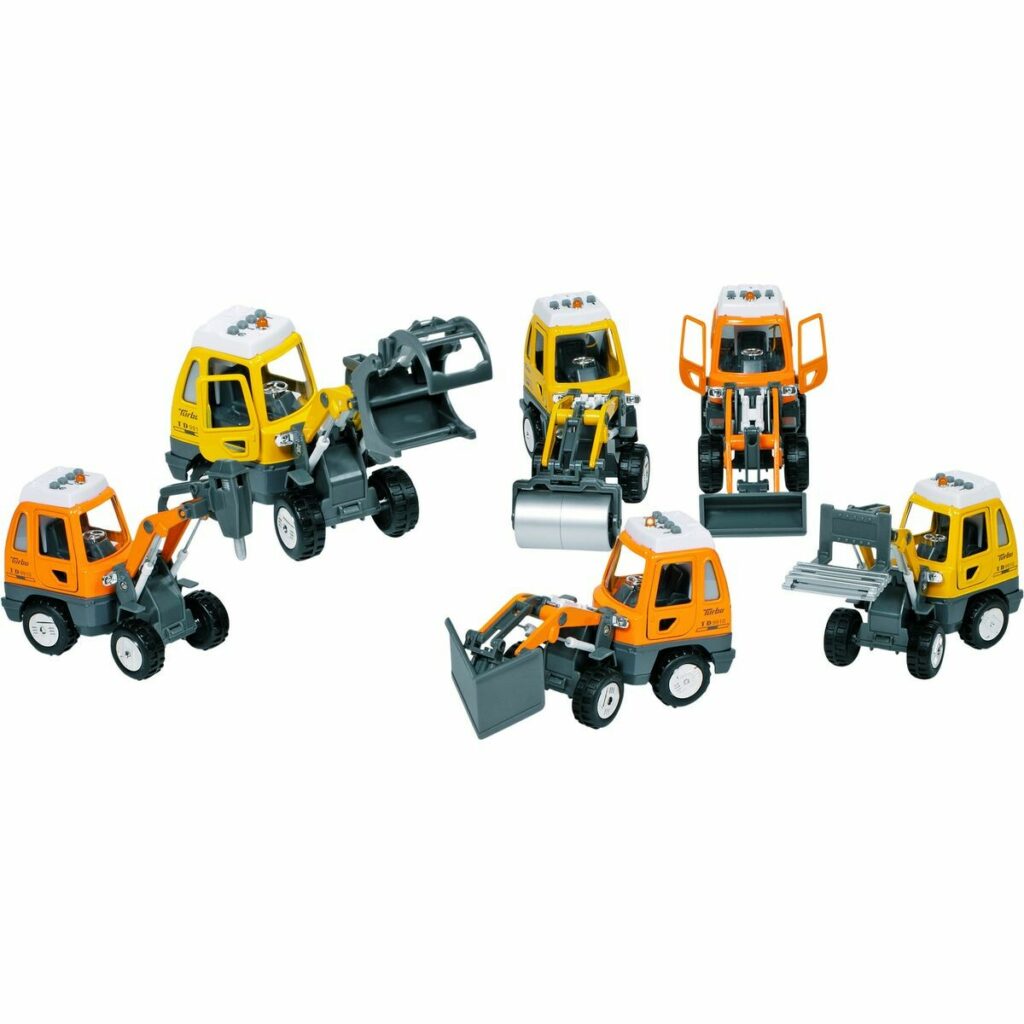 Dickie Toys – Tractor Fendt de Juguete con Remolque, 26 cm, con, luz, Sonido y Otras Funciones, Incluye Accesorios para el Remolque, Adecuado a Partir de 3 años (203734001