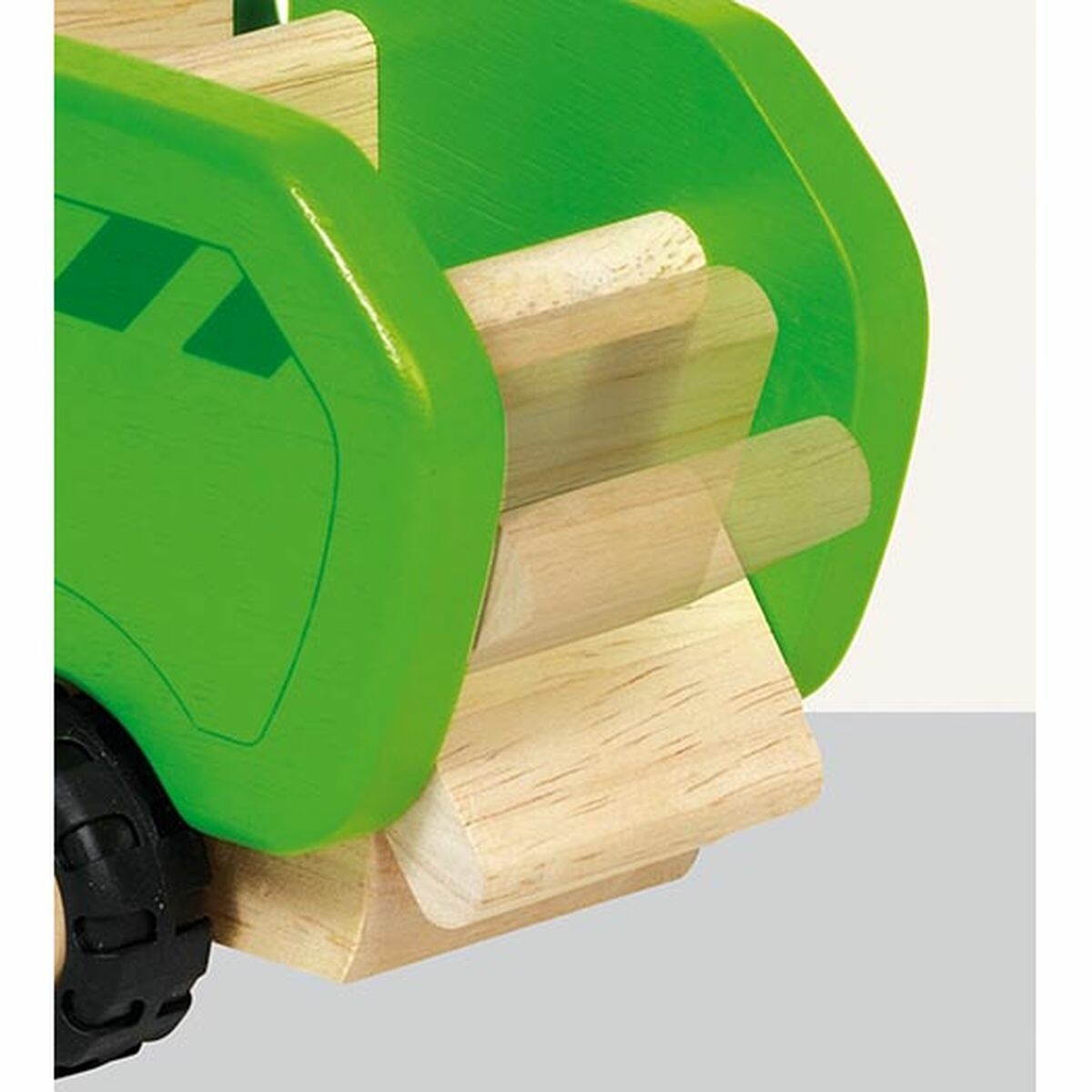 Camion-poubelle Un camion poubelle rigolo et coloré qui fera le bonheur des plus jeunes.