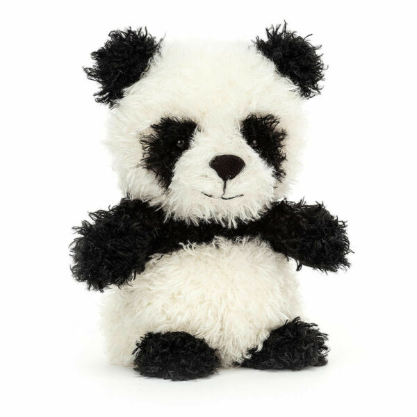 La peluche Little Panda(18 cm) est très douce. C'est un animal de compagnie destiné aux bébés dès la naissance.