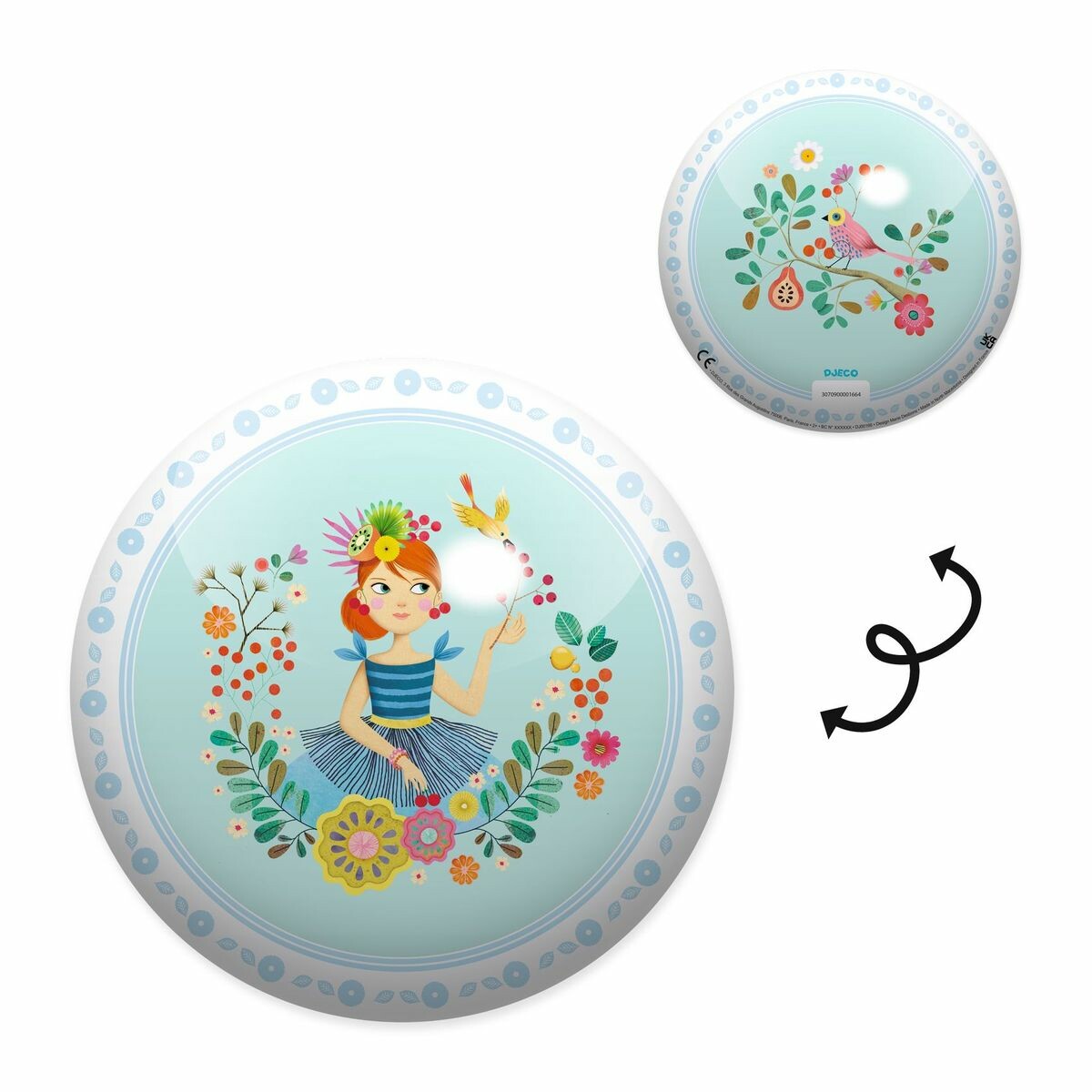 Ballon de 22 cm de diamètre.