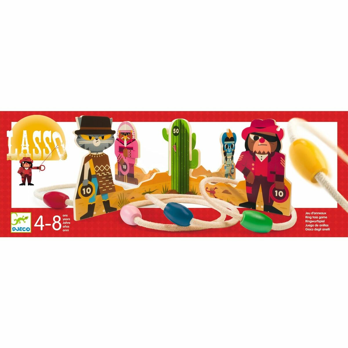 Le jeu lasso est une excellente activité pour les enfants de 4 ans, car il peut aider à améliorer leur coordination œil-main et leur motricité globale tout en leur offrant une expérience amusante.