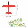 Fire Plane est un grand avion planeur facile à assembler et à décorer avec les stickers pour le transformer en « avion de feu »