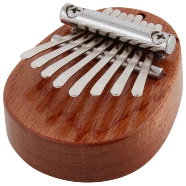 Ce beau Kalimba traditionnel est un instrument de musique en bois naturel.