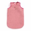 Découvrez jolie Turbulette rose de 22 cm avec un oiseau brodé pour que bébé passe une bonne nuit et ne se découvre pas !