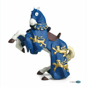 Figurine Cheval du Roi Richard bleu