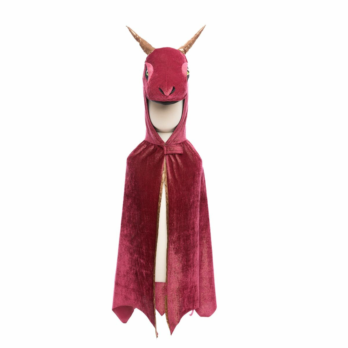 Cape-dragon-rouge Voilà un accessoire de déguisement amusant qui encourage le jeu créatif et le développement de l'imagination des enfants.