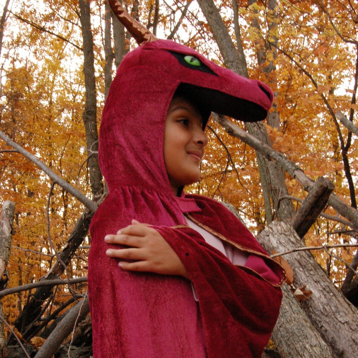 Cape-dragon-rouge Voilà un accessoire de déguisement amusant qui encourage le jeu créatif et le développement de l'imagination des enfants.